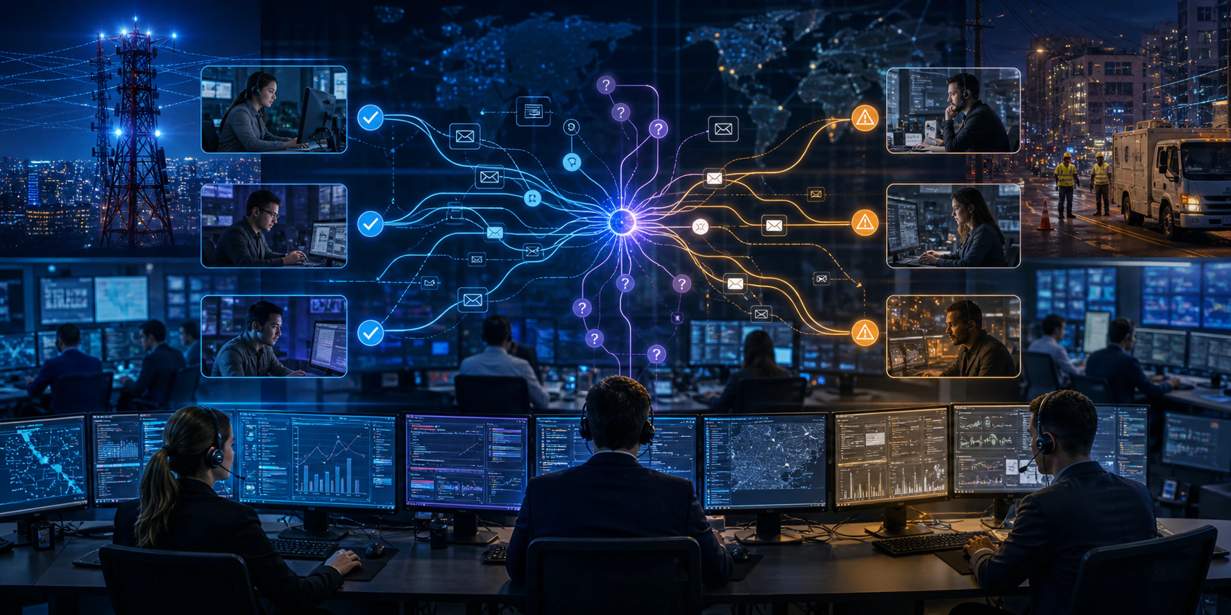 Troubleshooting depends on manual coordination